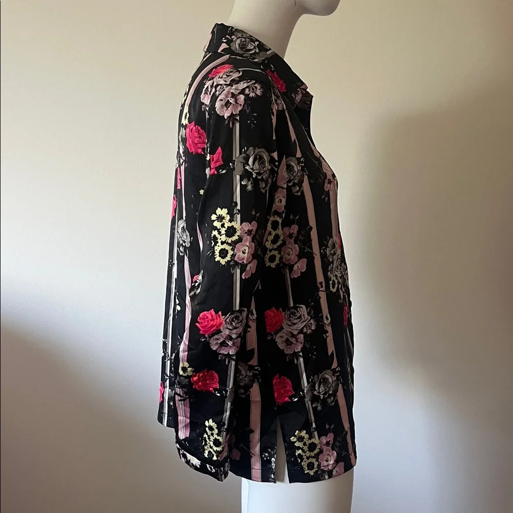 Victoria Secret Floral Patterned  Button Pj Shirt - Picture 4 of 7